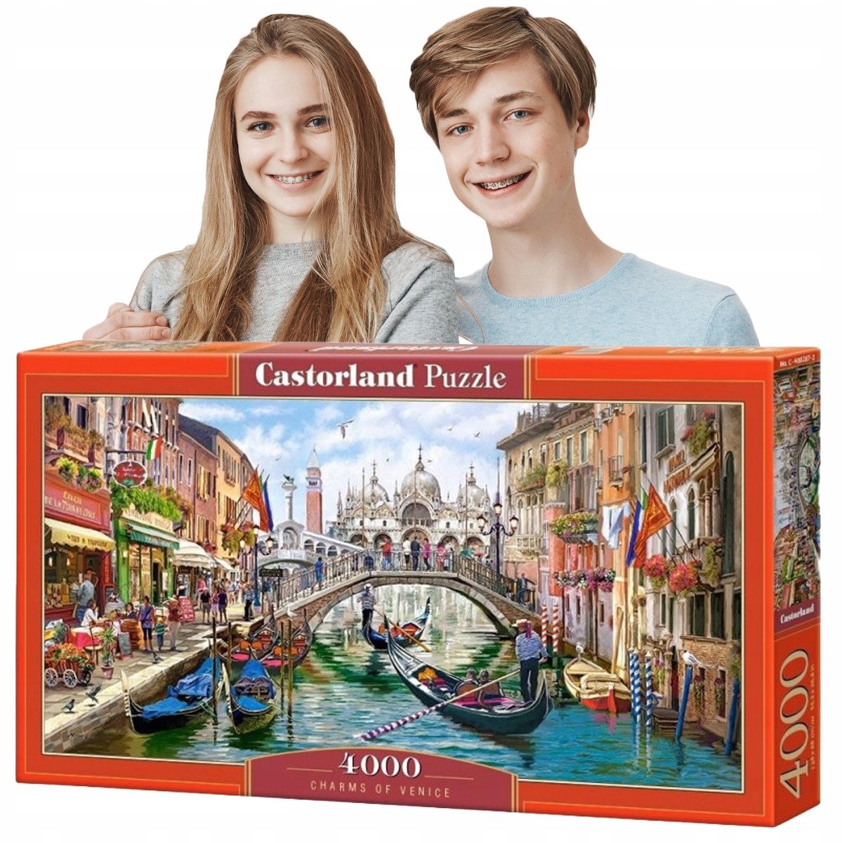 Merkloos 4000-delige Puzzel: Charme van Venetië