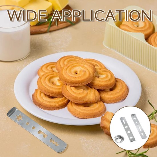 Pastry Moulds en Accessoires voor de Keuken, Geschikt voor Kerst, Diverse Vormen en Compatibel met Keukenmachines — afbeelding 3