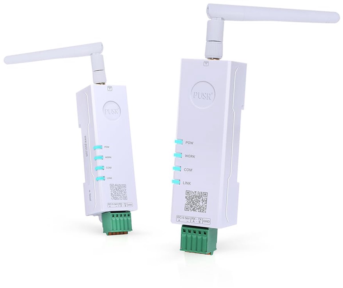 PUSR Serieel naar Dual Band WiFi Converter RS485 naar WiFi Converter Modbus Gateway met MQTT IEEE802.11 a/b/g/n - ShopVlot