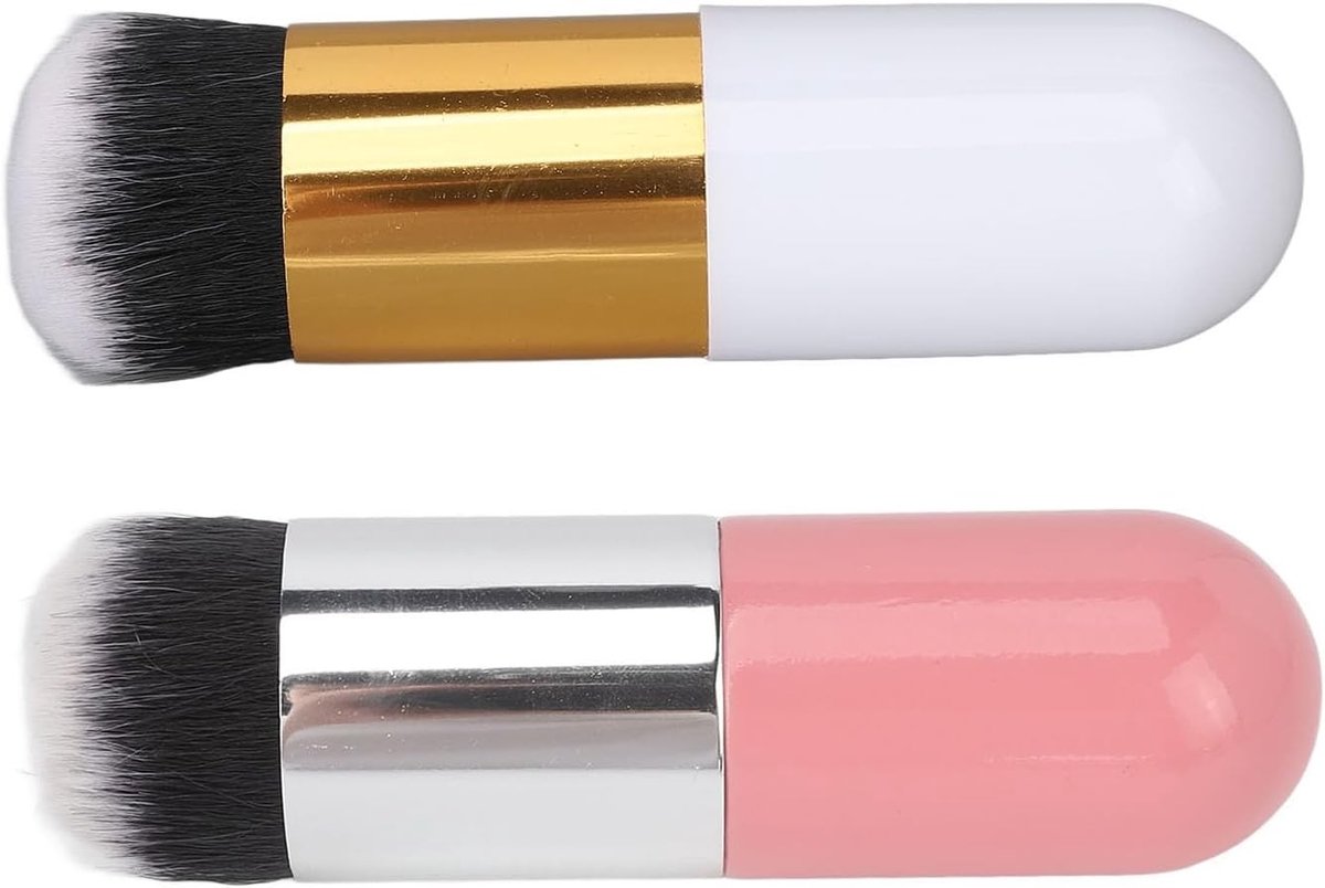 Multifunctionele Make-up Blush Kwasten Set van 2 Stuks voor een Perfecte Blush en Gelaatsverzorging