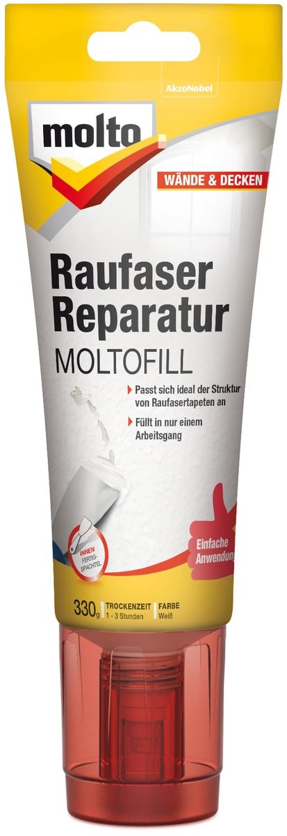 Elzusha - Raufaser Repair Putty - Transparant - 1000 ml