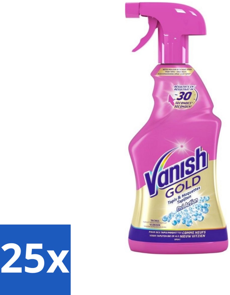 Vanish Oxi Action Gold - Vlekkenverwijderaar Spray - Tapijtreiniger - 500 ml - Bulkverpakking - 25 stuks