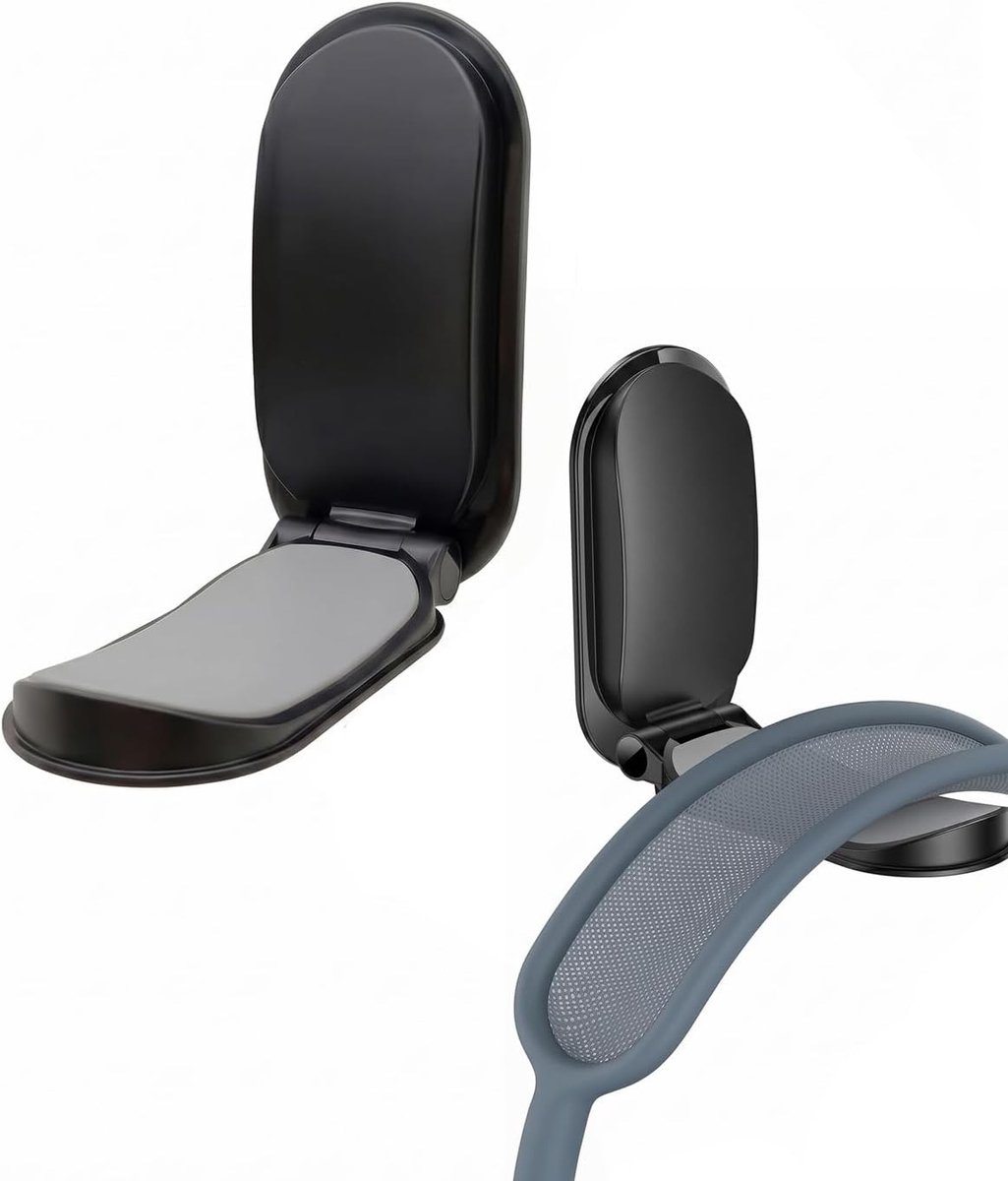 Opvouwbare hoofdtelefoonhouder voor bureau of muur, zelfklevende gaming-headsetstandaard en accessoires voor gamers