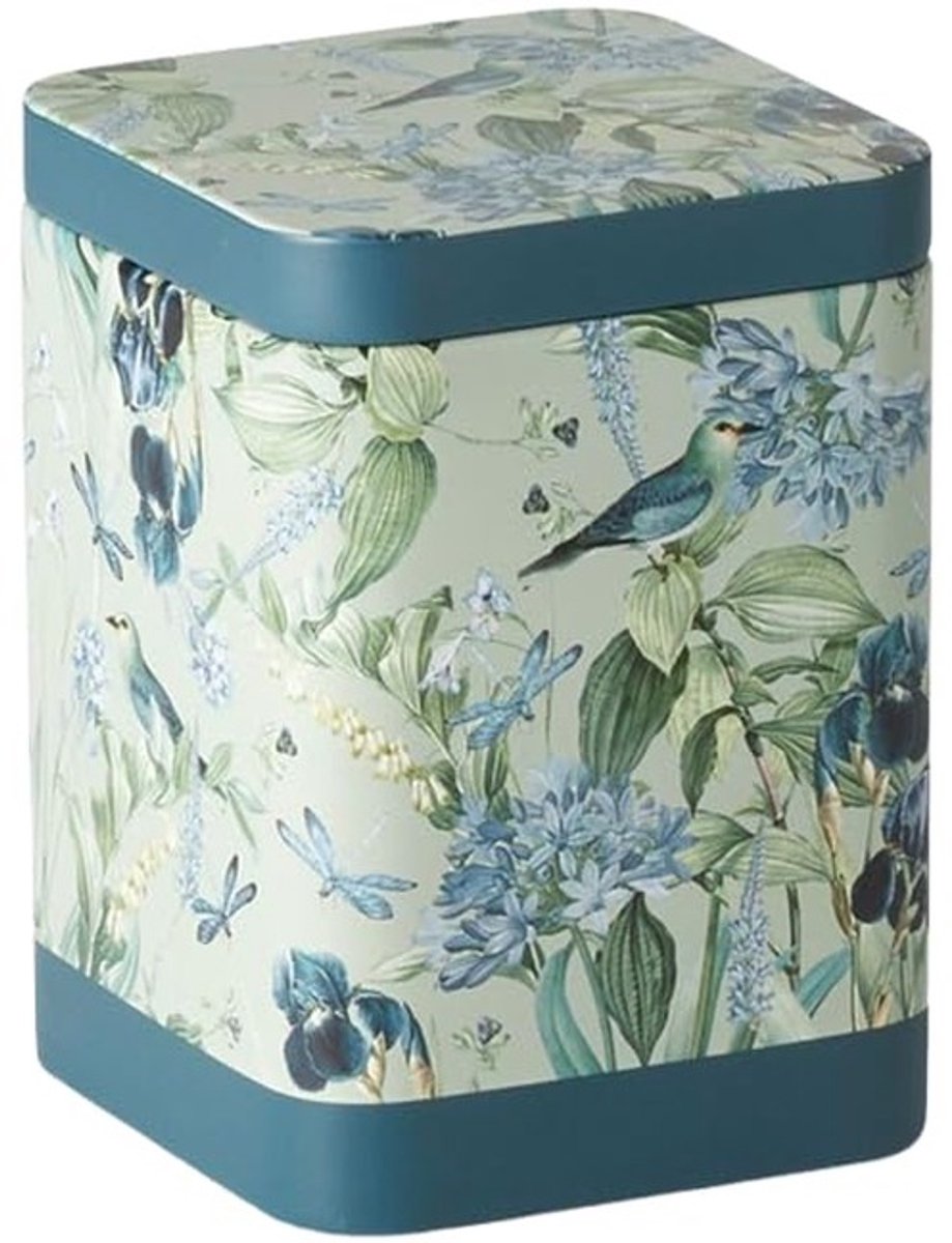 Elzusha - Blik met Blue Garden Thee, 100 g Design Blik