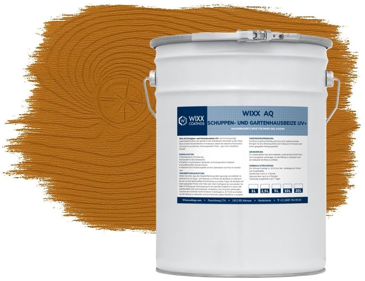 Elzusha - Houtbeits UV+ - Licht Eiken - 10L