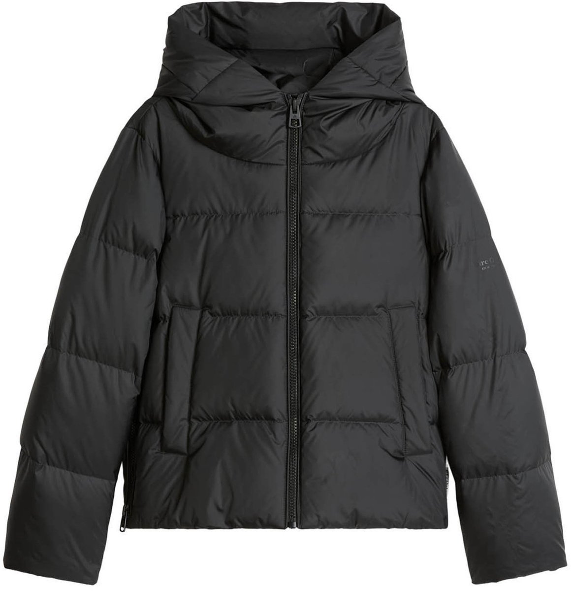 Marc O Polo Gewatteerd jack Woven Ourdoor Jacket Puffer Jacket Set van 1 Zwart