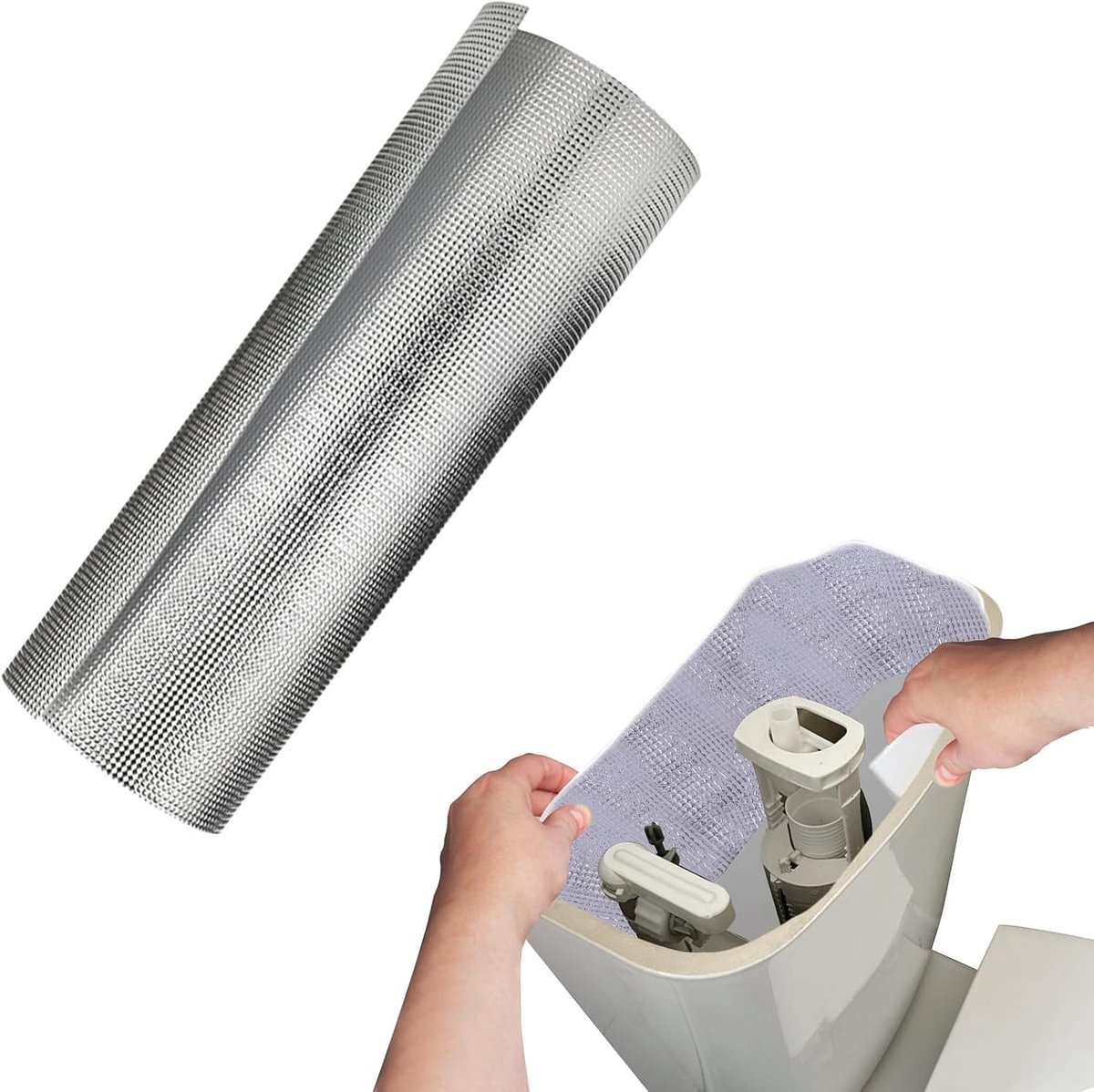 Toilet Tank Liner Anti-condensatie set 40cm x 3m voor toiletten om waterschade aan vloeren te voorkomen, ideaal voor vochtige ruimtes en energiebesparing