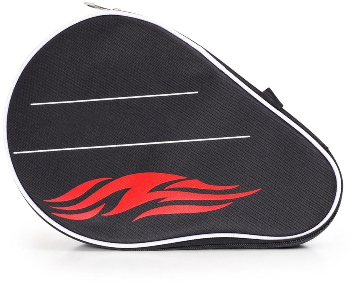 Elzusha- Paddle Bag met Opbergruimte - Tafeltennis Racket Case - Oxford Materiaal - Inclusief Ballen Pouch - Draagtas voor Peddels - Geschikt voor Tafeltennis - Rackettas