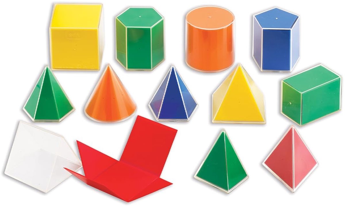 Elzusha - Set van 24 Geometrische Vormen voor Educatief Spel