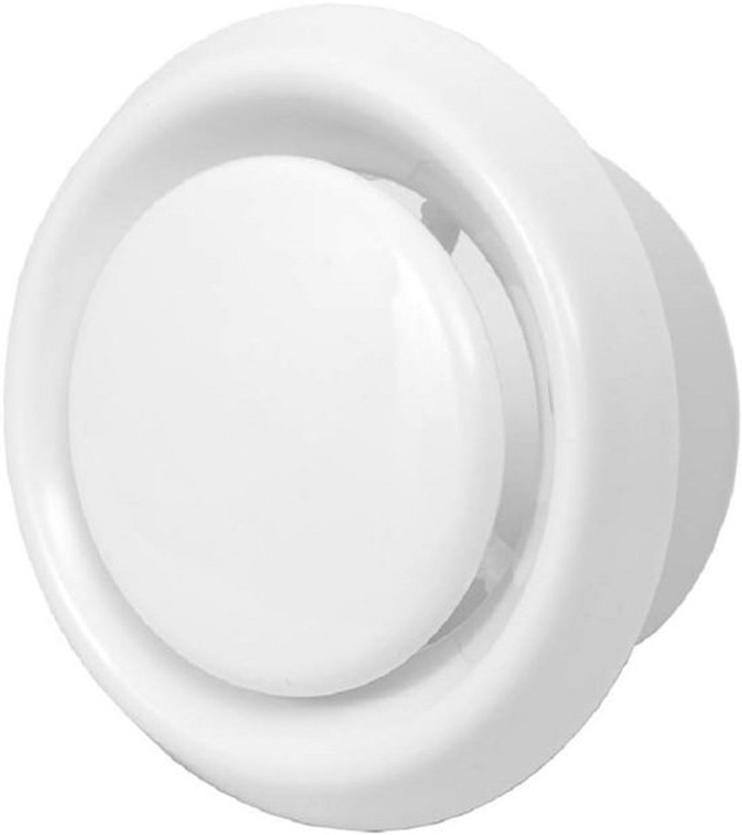 Witte Rond Plafondventiel Ø 150 mm - Ventilatierooster voor Afvoer- en Toevlucht