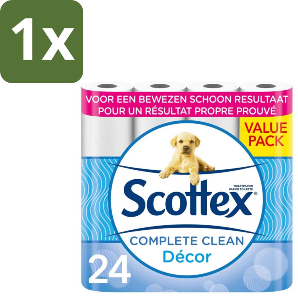 Scottex - Toiletpapier - 2-laags - 24 Rollen - 1 stuk