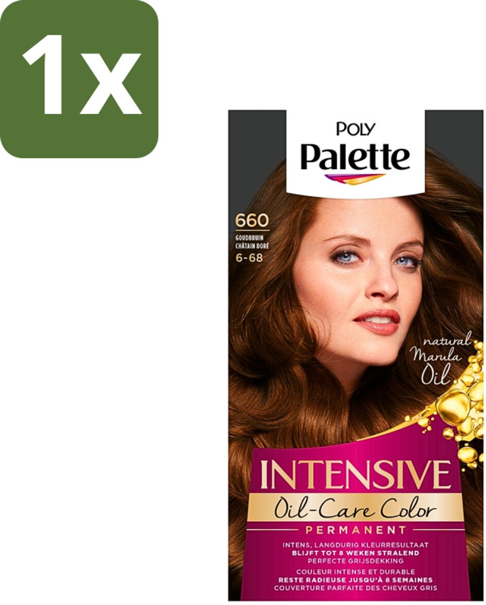 Poly Palette - Haarverf - Goud Bruin 660 - 115ml - 1 stuk