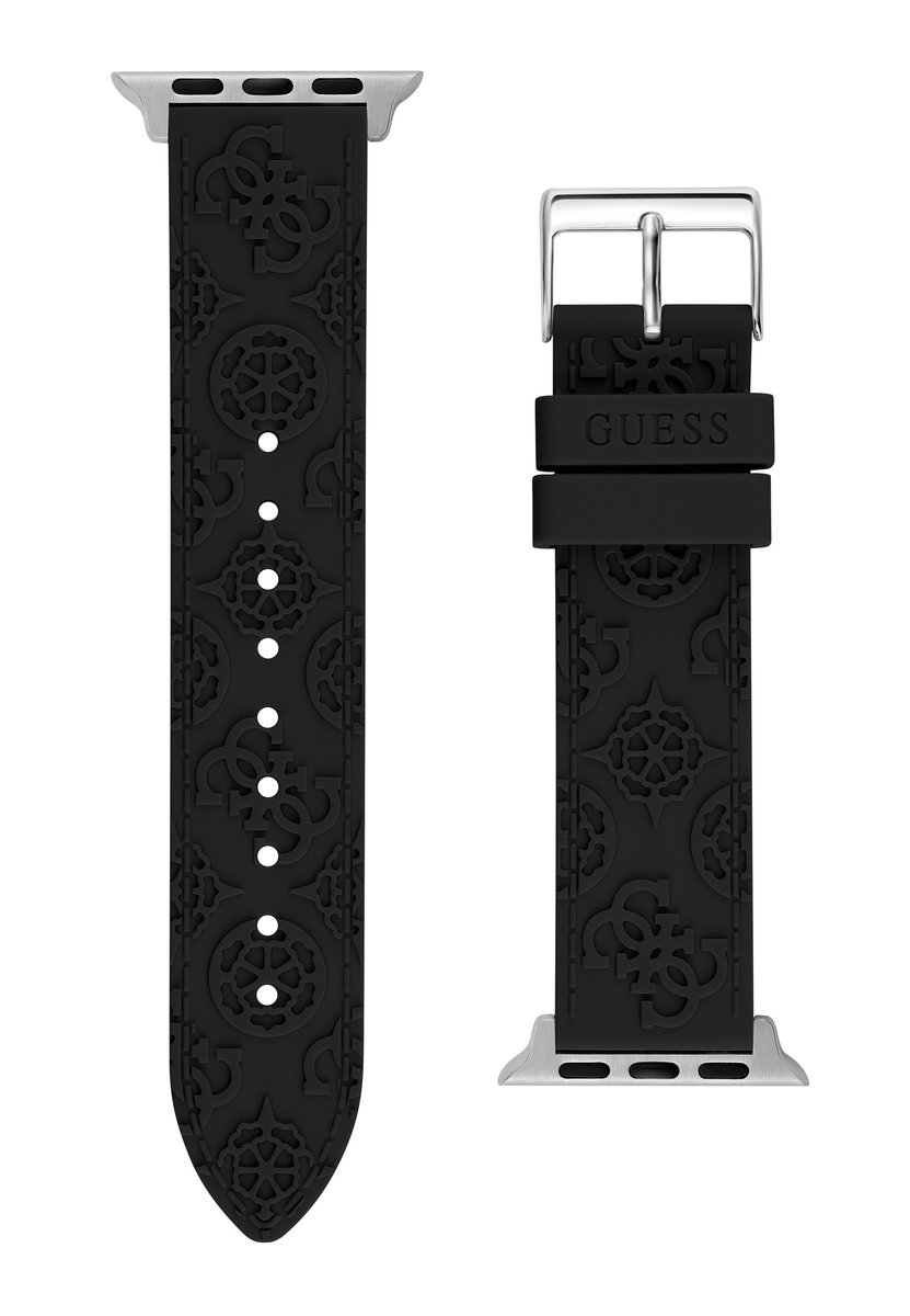 Guess Guess Apple Band (38Mm-40Mm) Horlogebanden Zwart Armband Gemaakt Van 100% Siliconen NA CS2003S1, CS2003S3, CS2003S4