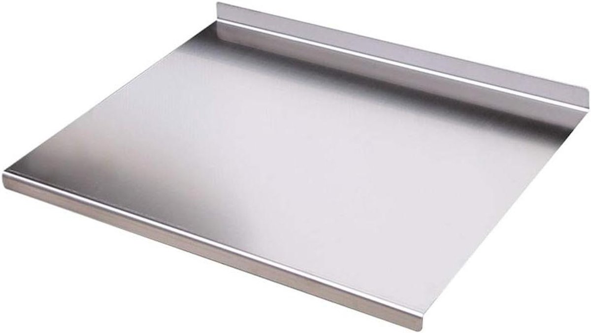 Keuken Werkblad - Snijplank - Hygiënisch Snijden - Roestvrij Staal - 570x800mm - Zilver