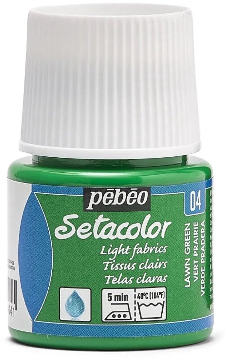 Pebeo Setacolor Light Fabrics 45ml, Vivid Orange