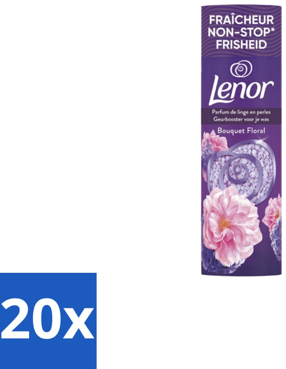 20 x Lenor – In-Wash Geurbooster – Bloemen Boeket – 19 wasbeurten - Geurbooster - Bloemenboeket - Wasgeur - Wasverzachter - Wasmachine