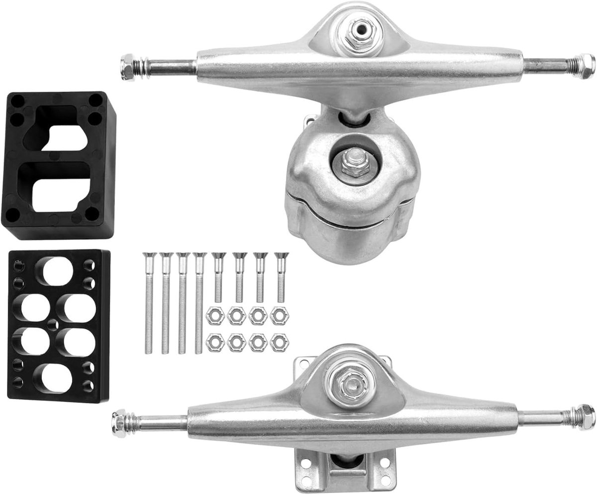 Surfskate Adapter voor S6 Land Surfing Skateboard Schacht met Zilveren Sealing Kit voor Optimale Prestaties en Stabiliteit