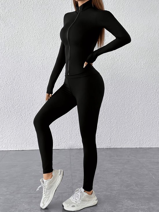Currero Pilates Pak Dames - Yoga - Buttshaper - Gym - Fitness - Butt Lift - Bil Vergrotend - Heup Liftend - Yogakleding - Zwart XS — afbeelding 4