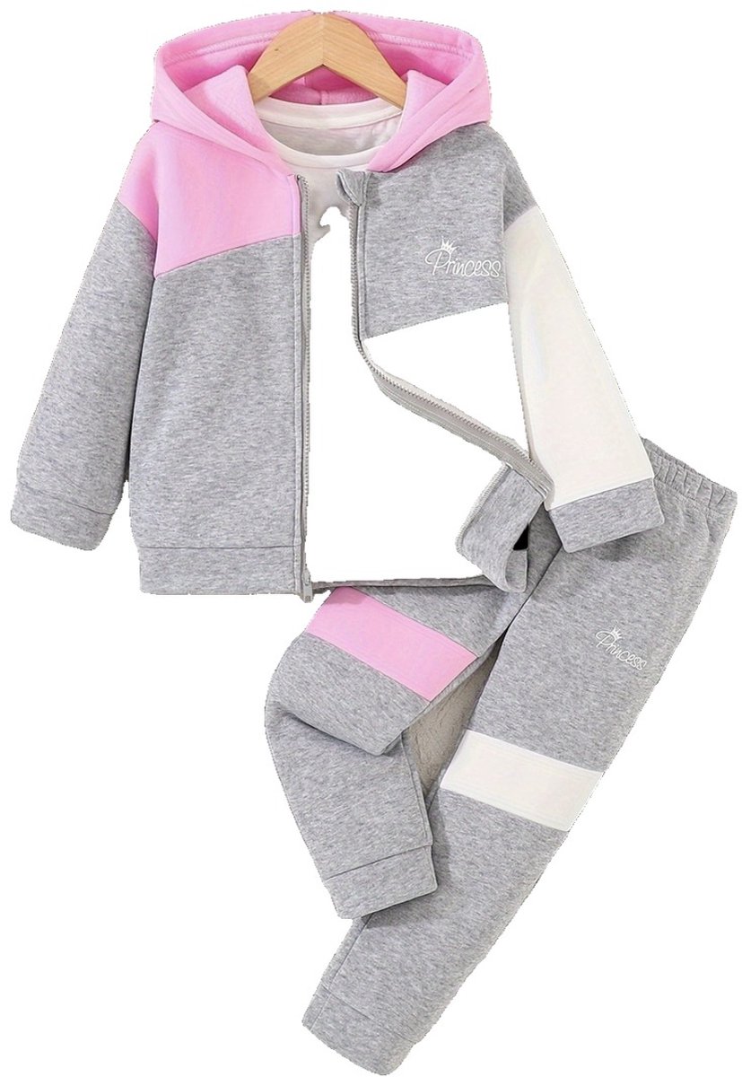 Currero Vest Meisjes Met Rits Sweater Meisje Cardigan Gebreid Sweaters Hoodie Warme Trui Lange Mouw 7-8 Jaar Grijs