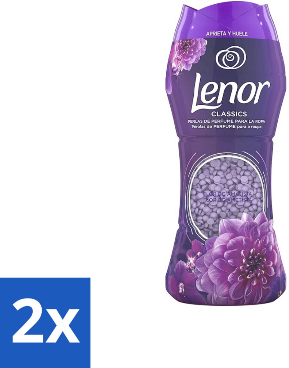Lenor Unstoppables – Geurbooster – Amethyst – 210 g - Voordeelverpakking - 2 stuks