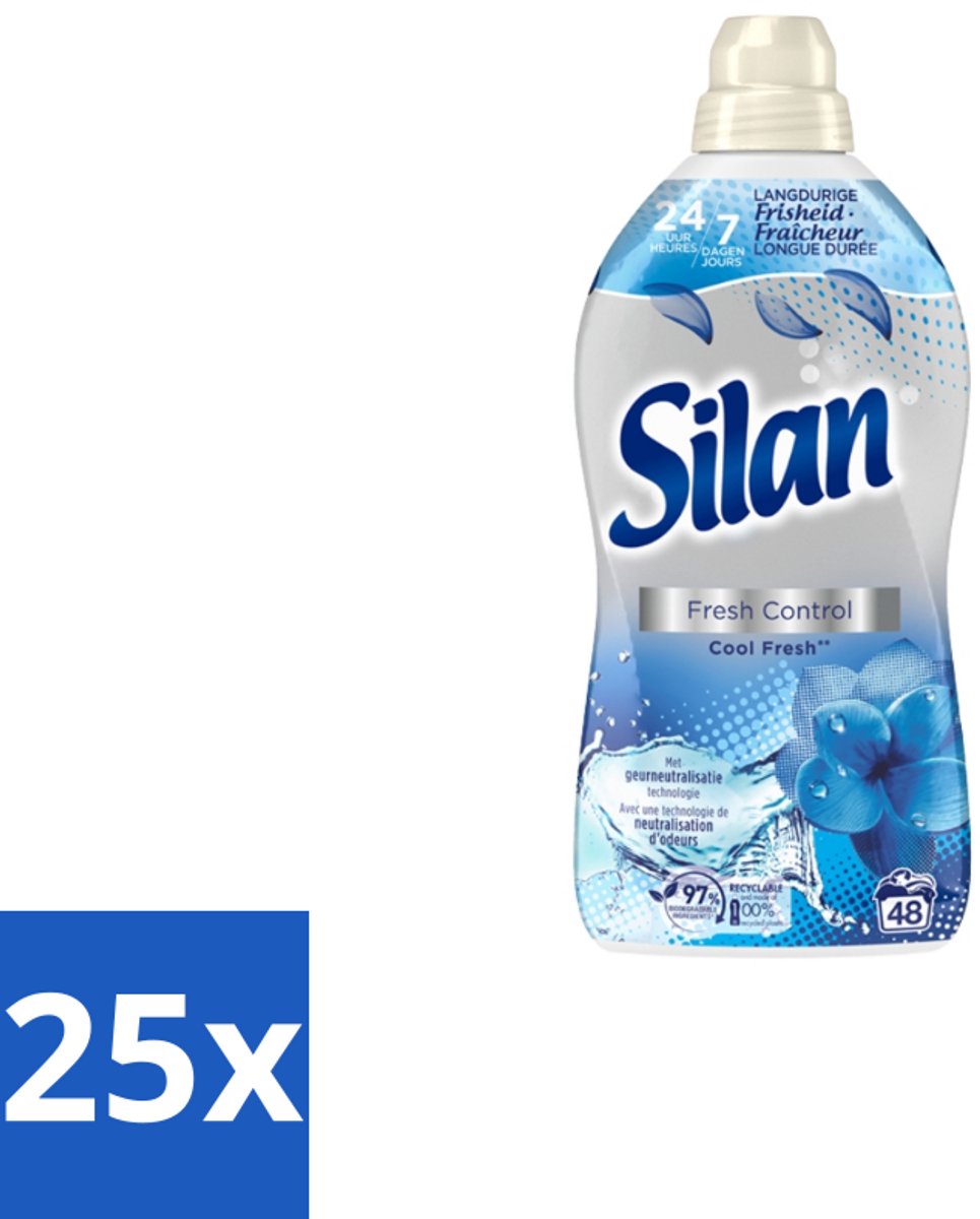 Silan – Wasverzachter – Fresh Control Cool Fresh – 1056 ml - Bulkverpakking - 25 stuks