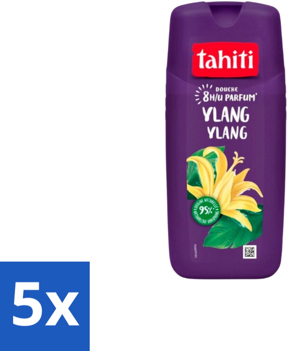 Tahiti – Douchegel – Ylang Ylang - 315 ml - Bulkverpakking - 5 stuks