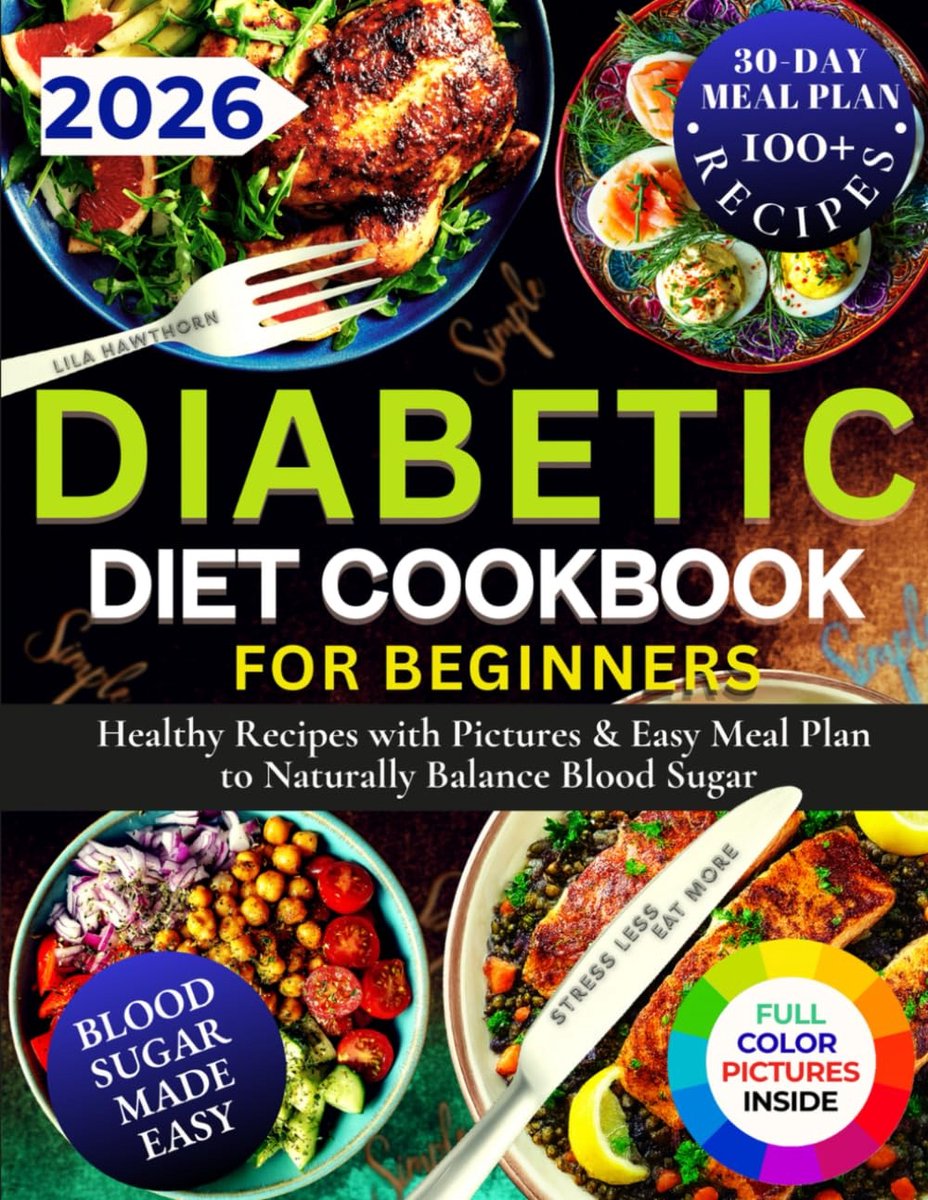 Diabetic Diet Cookbook for Beginners: Healthy Recipes with Pictures and Easy Meal Plan to Naturally Balance Blood Sugar - ShopVlot