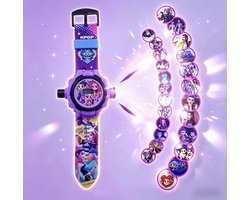 K-Pop horloge - met led projector - Demon Hunters led projector horloge