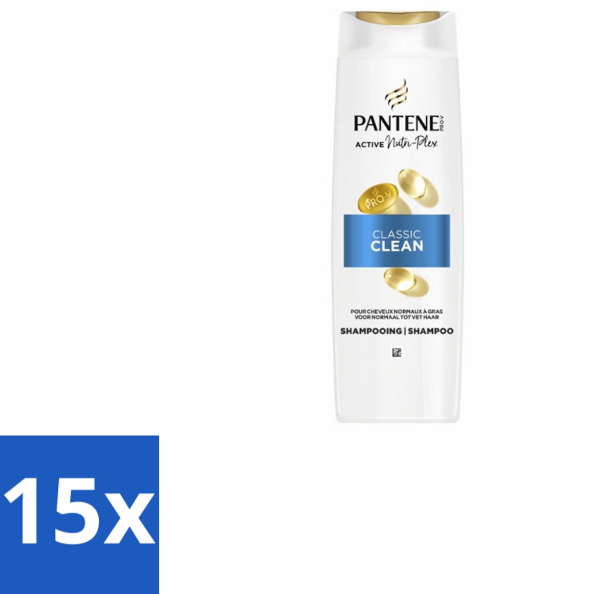 15 x Pantene – Shampoo – Classic Clean – 400 ml - Koffiezetapparaat