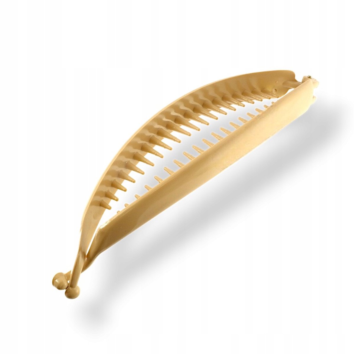 Shogun Banana Haarclip - Lichtbeige kunststof