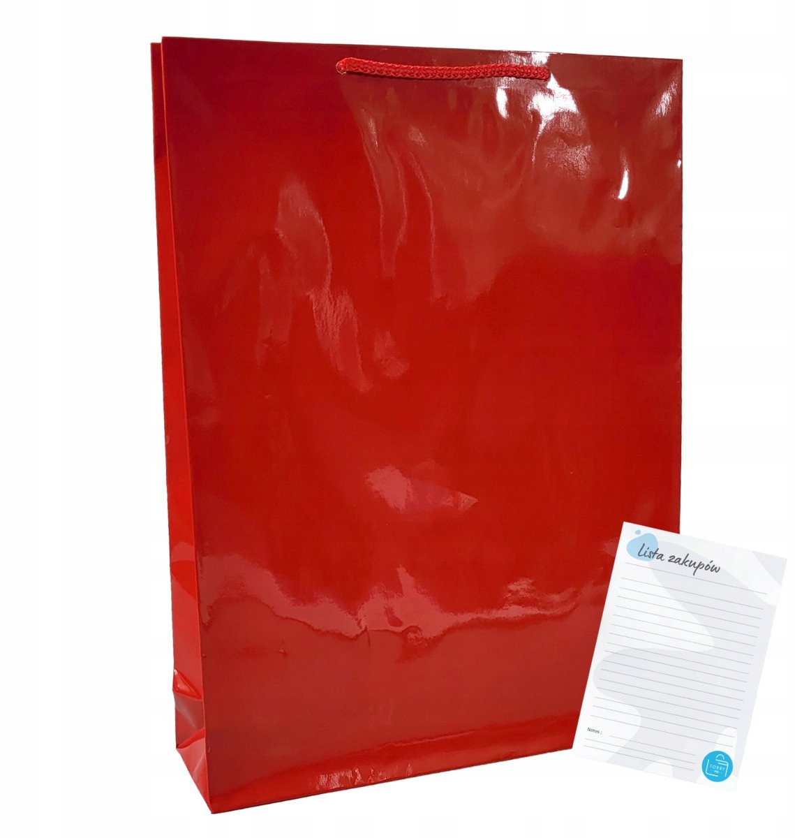 Luxe Rode Papieren Cadeauzakken 30x9x40 cm - Pak van 100