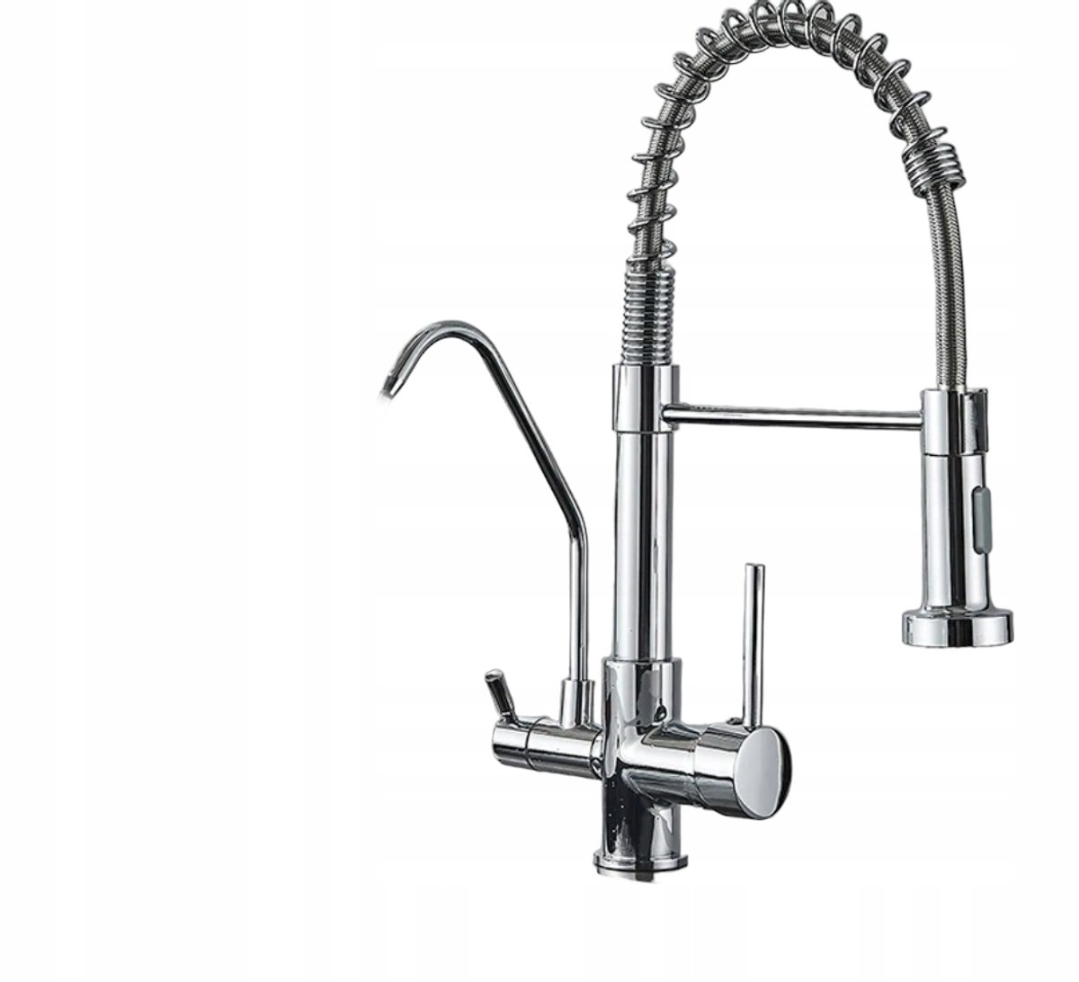 3-weg Keukenmengkraan met Extra Uitloop voor Waterfilter