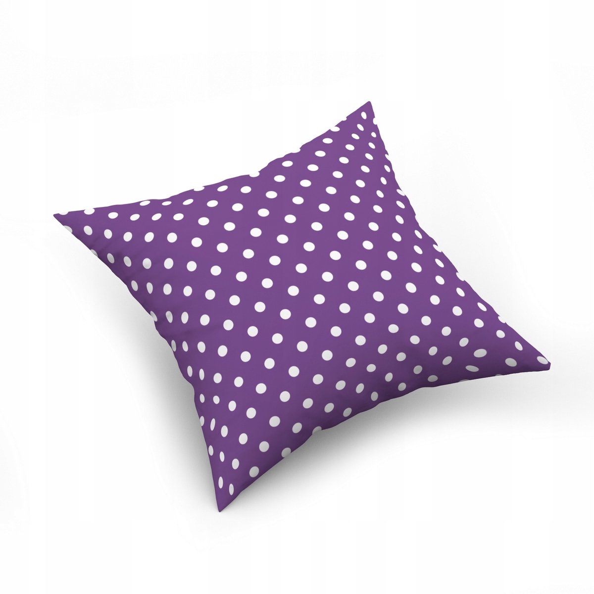Katoenen Kussensloop 40x40cm - Stijlvolle Stippen in Paars