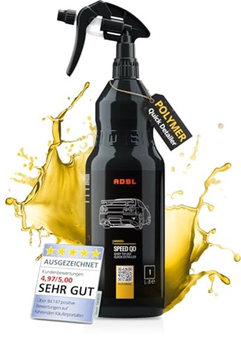 Premium Quick Detailer - Glans en Bescherming voor Auto's - Polymeer Lakverzegeling en PPF-beschermingsspray