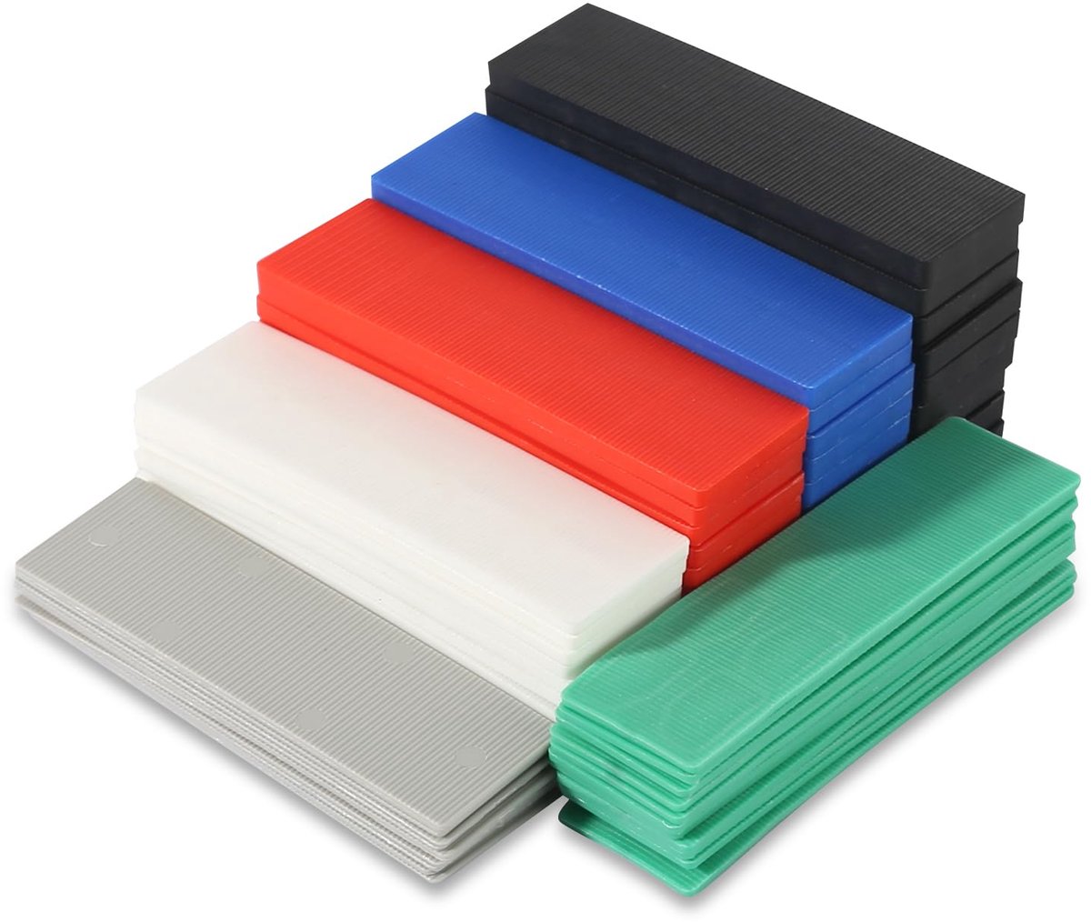Solidchoice - 60 Stuks Plastic Spacers voor Ramen en Tegels - Duurzame Glazing Blocks
