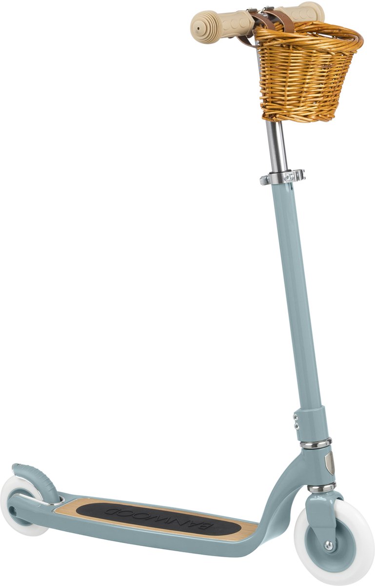Banwood - Maxi Scooter - Kinderstep met mandje - 6+ jaar - Teal