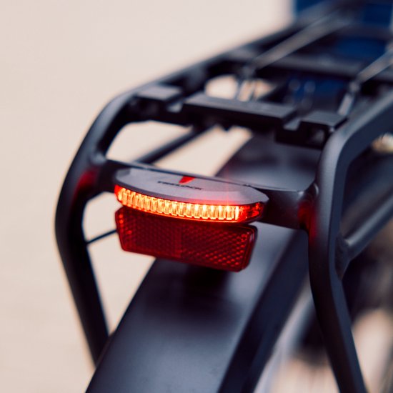 Trelock-dynamo achterlicht - LS 655 COB line - remlicht functie - werkt via dynamo - standlicht functie - StVZO goedkeur — afbeelding 4