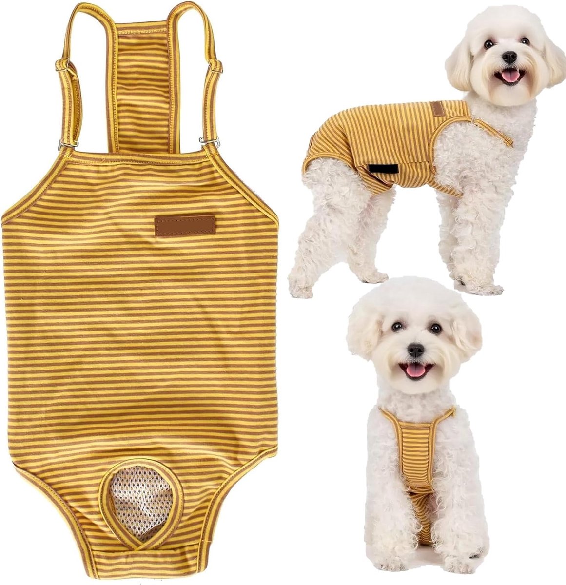 Hernieuwbare hondenluiers voor vrouwelijke honden, incontinente beschermende broekjes en comfortabele hondenpanties