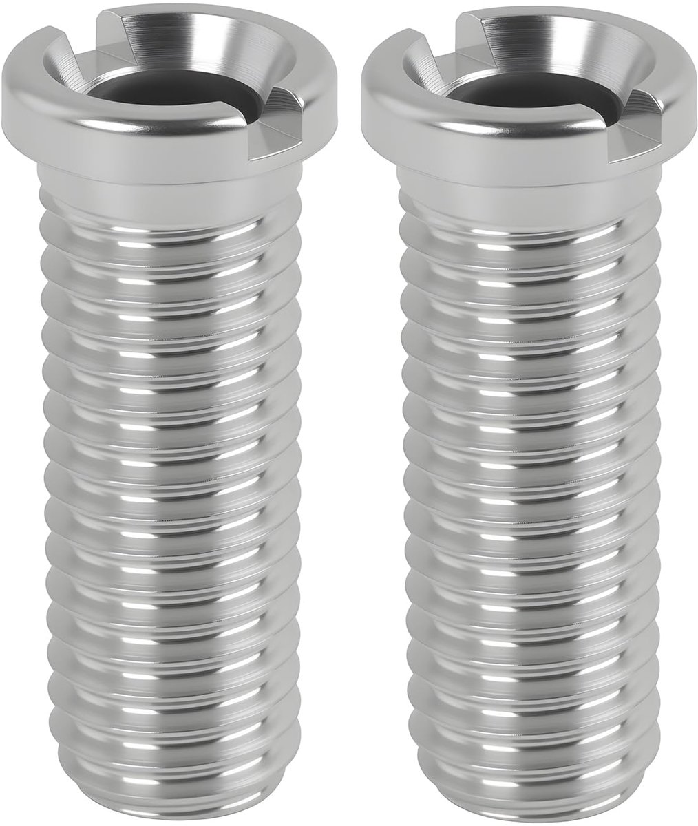 Elzusha - 2 Afvoerschroeven voor Keukenplaten - M12 x 35 mm Vervangingsonderdelen