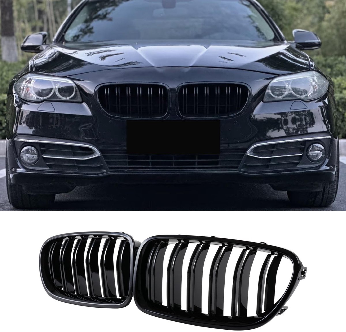 Elzusha - Radiator Grill voor BMW 5 Serie F10/F11 2010-2017