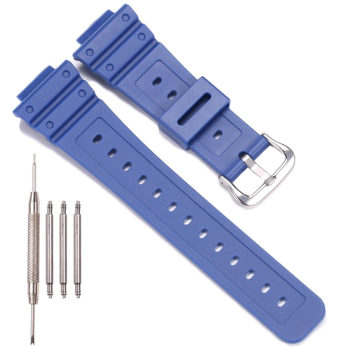 Elzusha - Waterdichte Resin Horlogeband voor G-shock 22mm