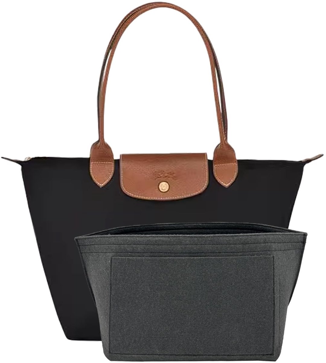 Elzusha - Handbag Organizer Insert - 7 Compartimenten - Maat M