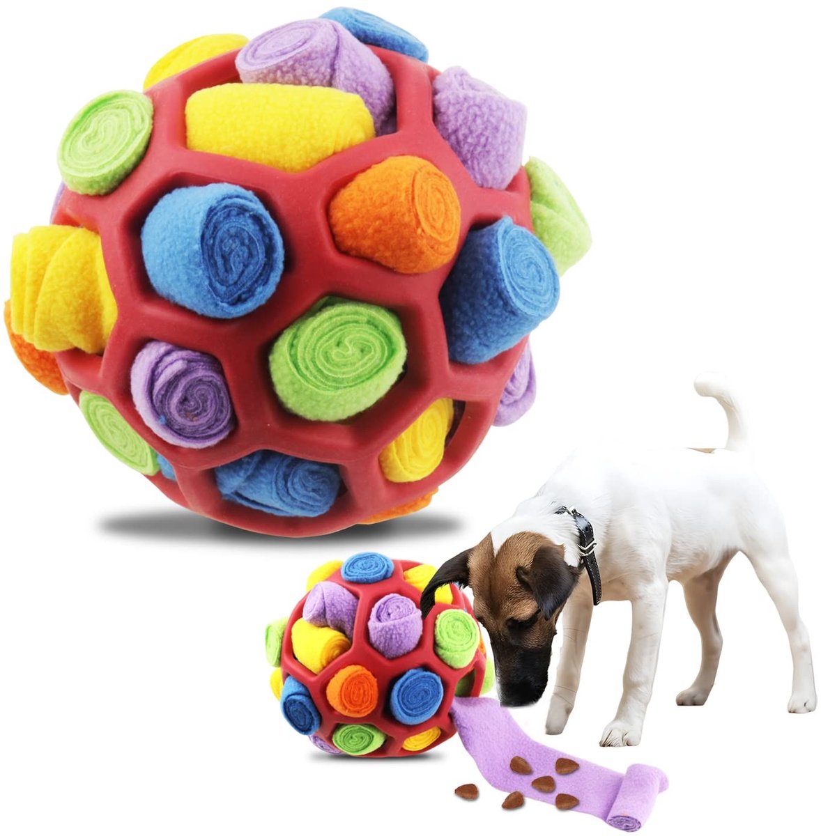 Elzusha - Interactief Snuffelbal voor Honden, Educatief Speelgoed voor Training