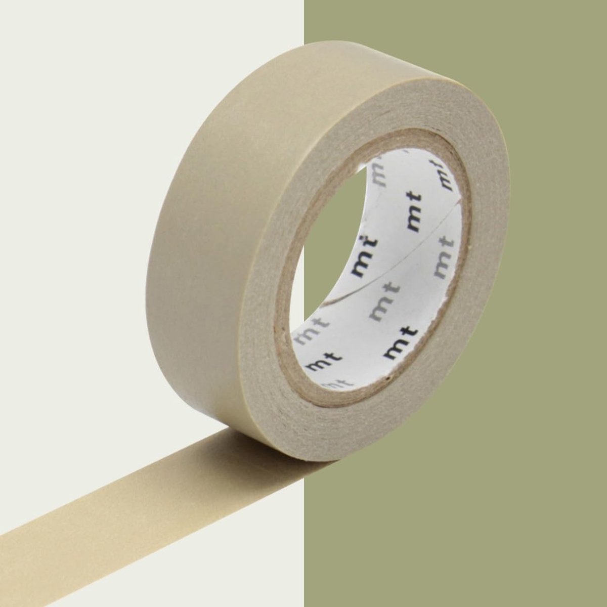 Elzusha - Masking Tape 1.5cm Uni Beige - Herpositioneerbaar