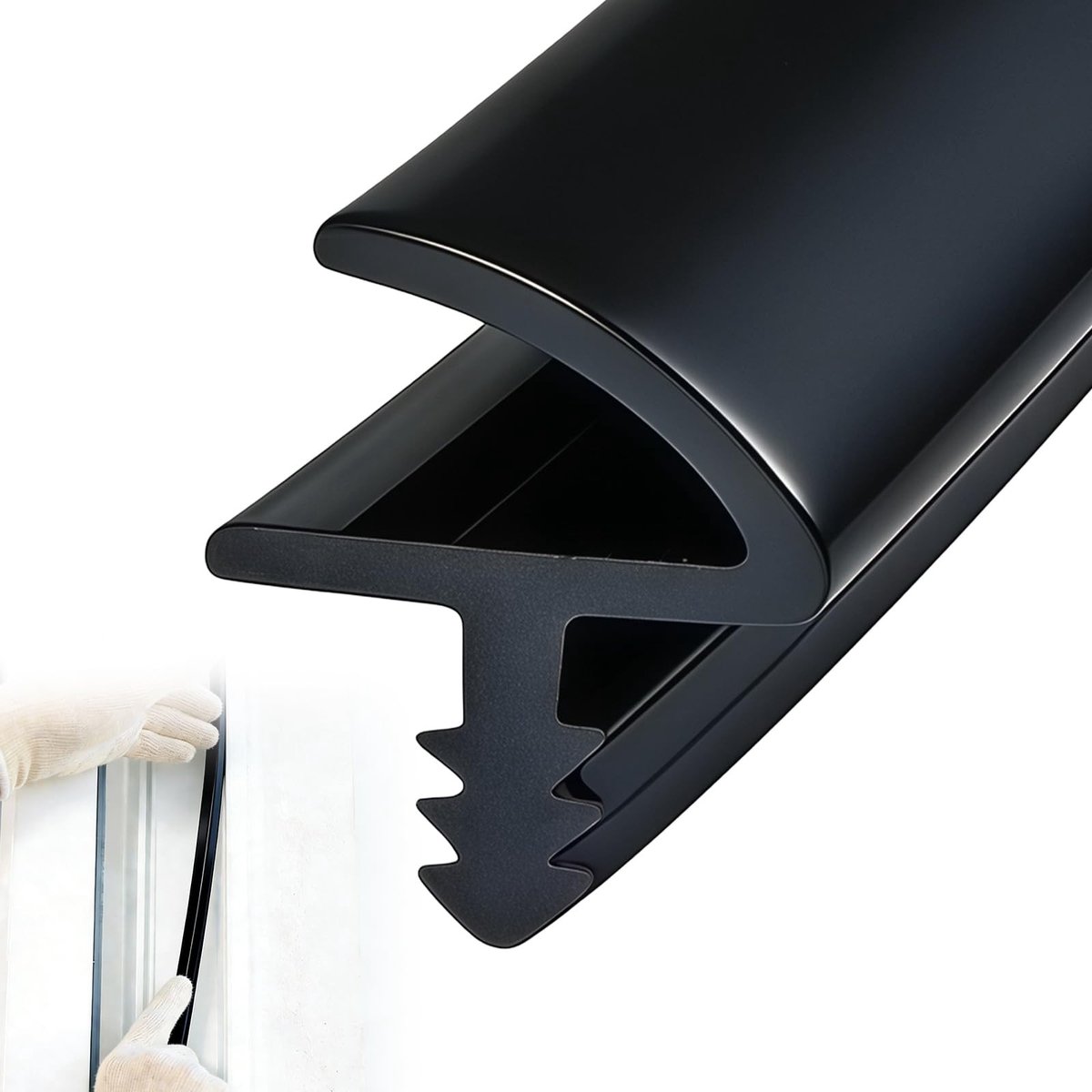 Elzusha - Deurafdichtingsstrips voor 3,3 mm Groeven en 11 mm Openingen (10 m)