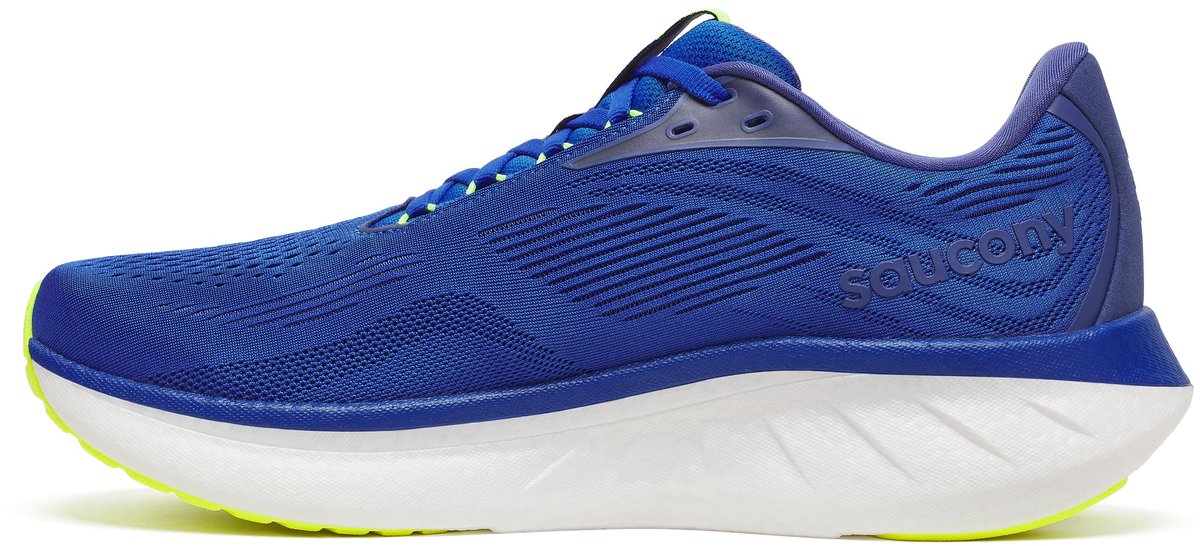 Saucony Ride 18 - Hardloopschoenen - Lapis/Citron - 42