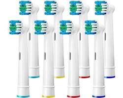 Vervangende tandenborstelkopjes geschikt voor Oral-B Braun - 8 stuks professionele elektrische tandenborstelkopjes