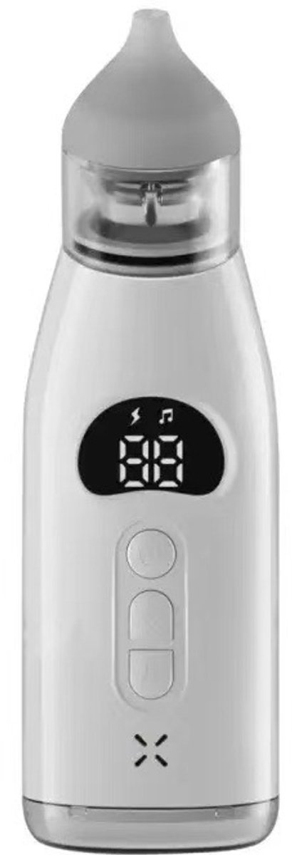 Elektrische Baby-neusreiniger – Neusaspirator Baby 60Kpa met LCD-scherm – 9 Zuigstanden – Oplaadbare USB-C Baby-neusreiniger – Stil (<60dB) – Anti-reflux – voor Pasgeborenen, Baby's, Kinderen