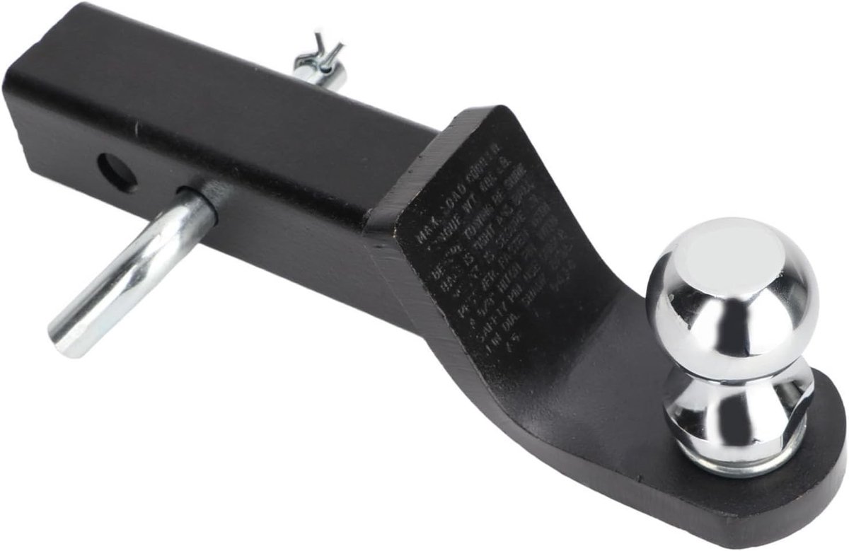 Stalen Trekhaakbevestiging 50 mm met 2-inch Ontvangerborgpinset voor Slepen van Campers, Boten en Aanhangwagens