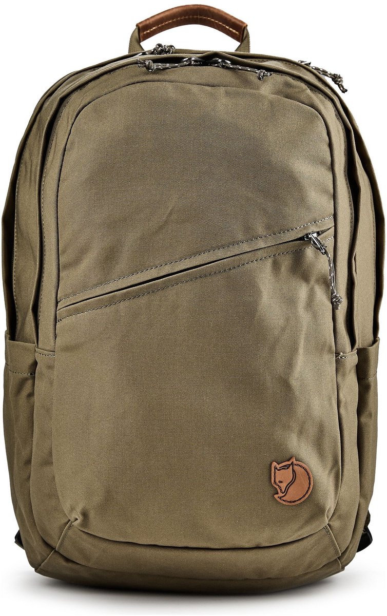 Fjällräven vrijetijdsrugzak rugzak met laptopvak Räven 28 Backpack Green olijfgroen